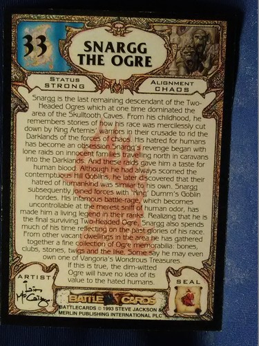 1993 Merlin Battle (CCG) Cards BASE Trading Card You-Pick-1 - Picture 36 of 144