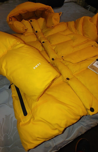 The North Face RMST Sierra Parka 700 Daunen Herren Medium Gold Neu mit Etikett UVP $ 800 - Bild 4 von 8