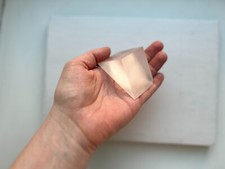Prism Shape Transparent Optic Glass - High-Quality, Vibrant Perfect for Crafts