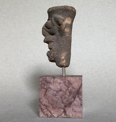 Tête funéraire Koma - Ghana - Afrique de l'ouest — sculpure terre cuite montée. - Foto 6 di 13