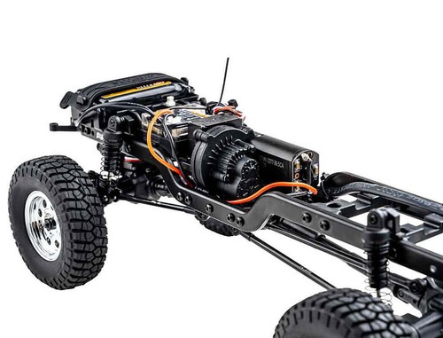 Camión Rock Crawler FMS 1/18 FCX18 Chevrolet K10 Cheyenne RTR RC - amarillo - Imagen 6 de 12