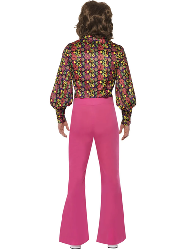 Adulto Hombre 60s 70s Hippie Hippy Hombre Groovy Woodstock Vestido Elegante Disfraz Conjunto - Imagen 14 de 43