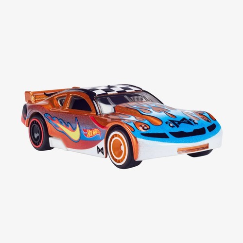 Mattel Hot Wheels RLC Paul George Nike 1:64 Circle Tracker Die-Cast, Blue Flames - Imagen 2 de 7