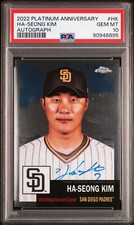 2022 Topps Chrome Platinum Anniversary Ha-Seong Kim #CPA-HK Auto