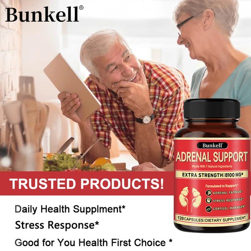 Adrenal Support Supplement - Supports Healthy Adrenal Function-30/60/120Capsules - Picture 8 of 18