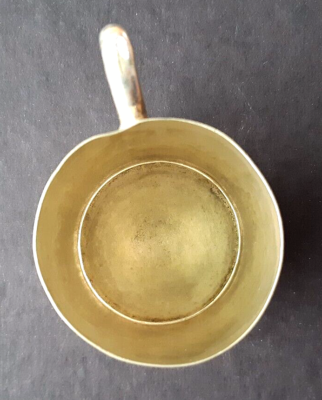 Engraved ATKIN BROTHERS Silver Plate CHRISTENING CUP Late