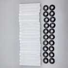 20pcs Garage Door Hinge Quiet Sleeves Length 81mm Inner Diameter 11mm