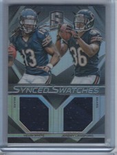 2015 Spectra Kevin White/Jeremy Langford Syned Swatches Dual Jerser RC #64/199