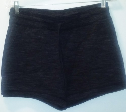 32 Degrees Cool Women's Shorts Size S Black Fleece w/Drawstring Waist 2 Pockets - Picture 1 of 7