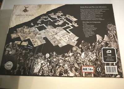 Fantasy Kampfmatte (plus Bauernkarten Token)