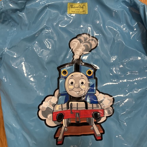 Western Chief Boys Thomas the Train Sodor island rain jacket size 4T Unisex - Picture 6 of 9