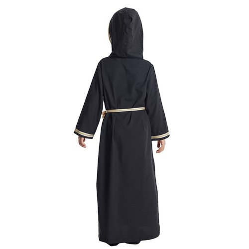 Children Kaftan Abaya Kids Girls Long Dress Muslim Robe Modest Islamic Robe Gown - Picture 96 of 256
