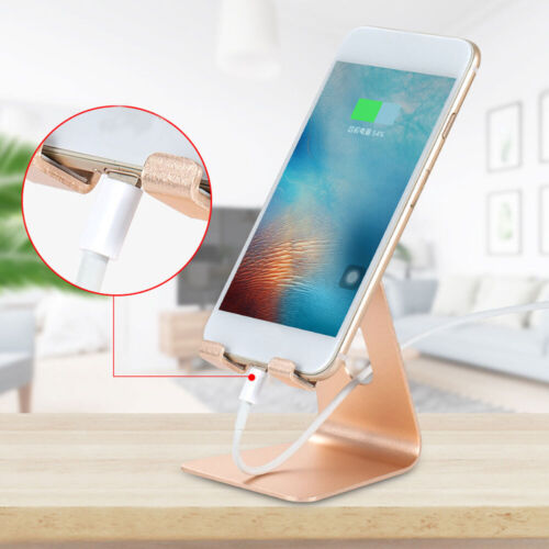 Multicolor Adjustable Cell Phone Tablet Desktop Desk Stand Holder Aluminum Metal - Picture 2 of 15