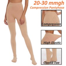 20-30 mmHg Compression Pantyhose Women's Support Stockings Varicose Veins Edema