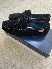 Sperry Top-Sider Men's Leather R&R Mocassin Size 11.5M. Black Suede Topsider