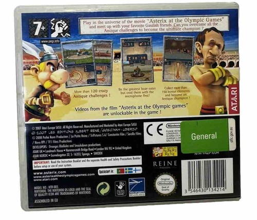 Asterix at the Olympic Games - Nintendo DS Game - With Manual - Atari - RARE - Picture 2 of 7