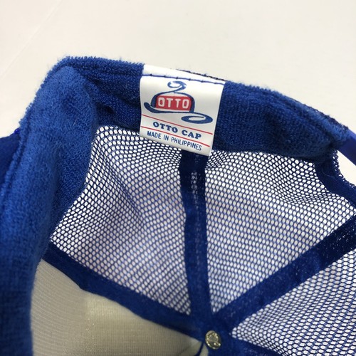 Vintage Blue Trucker Hat, Otto Cap, Snapback - Picture 6 of 9