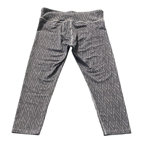 2 Pairs Nike Rockwear Leggings Sz M 12 Pants 1x 7/8 1x Capri Patterned Active - Picture 7 of 17