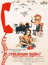 Decoration Poster.Home interior design.Room wall art.Red Telephone.Spanish.7294