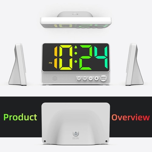 Super Loud Alarm Clock for Heavy Sleepers,4 Inches Twin Bell Alarm Clock with Ba - Picture 8 of 8