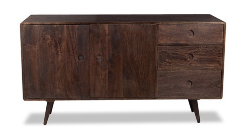 SOLID MANGO WOOD VINTAGE SIDEBOARD NEW INDIAN FURNITURE - Picture 3 of 5