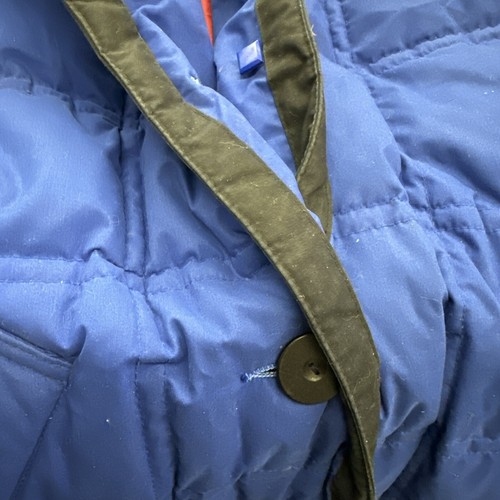 Vintage Bill Blass Long Goose Down Winter Coat Size 6 Preowned Blue - Picture 8 of 13