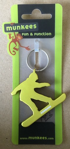 Abridor de botellas Pocco Rocco MUNKEES llavero snowboarder en cinco colores - Imagen 3 de 13