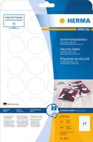 Herma Verschlussetiketten Special, Durchmesser: 40 Mm, Weiá