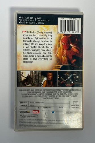 Spider-Man 2 UMD Sony PSP Movie - Playstation - Good - Picture 2 of 3
