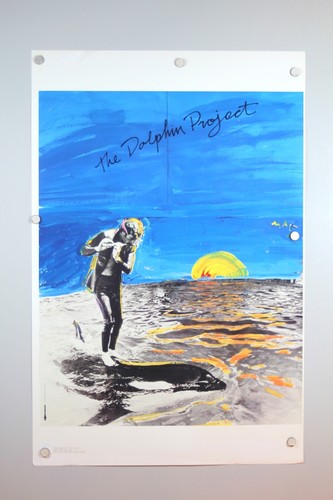 Póster Peter Max 1994 "Armonía" de The Dolphin Project 23x35 -B15-28-13 - Imagen 1 de 7