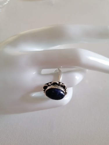 Lapis Lazuli Ethnic Bracelet and ring Jewellery Set Beautifully handcrafted -NEW - Picture 4 of 7
