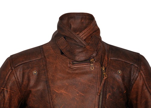 Chaqueta de cuero para motociclista Gallanto Distressed Demi para mujer 3/4 - motocicleta vintage - Imagen 10 de 17