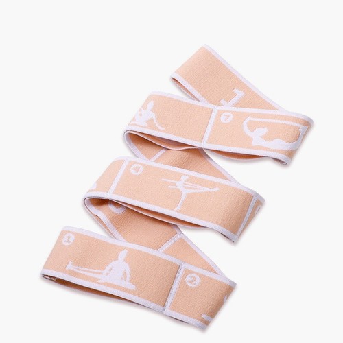 Yoga Belt Dance Stretch Band Gymnastics with 8 Loops Exercise Elastic Strap - Picture 13 of 16