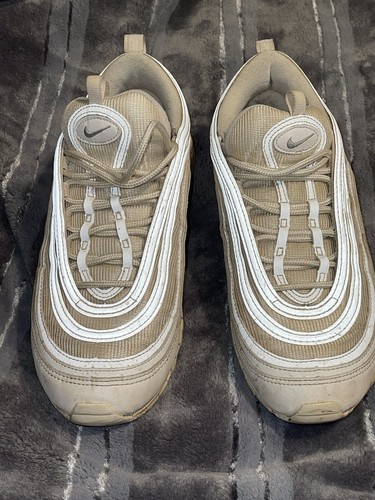 Size 8.5 - Nike Air Max 97 Triple White Wolf Gray 921826- 101 - Picture 7 of 8