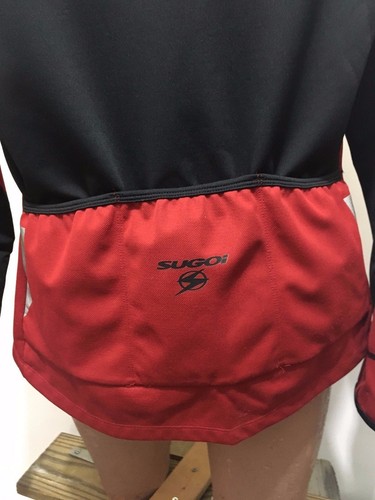 Parches reflectantes chaqueta de ciclismo de manga larga roja negra Sugoi L - Imagen 5 de 6