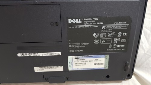 Dell inspiron 2650 15" Laptop 1.80 Ghz Intel Pentium 4 512MB 20GB NO OS - Picture 17 of 20