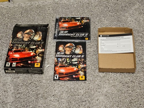 Midnight Club II (PC, 2003) - Estuche joyero sellado de fábrica de Rockstar Games - Imagen 1 de 7