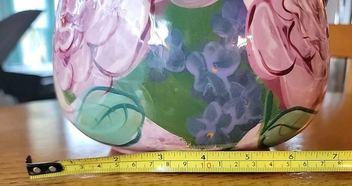 Lesal Keramik Krug 10" hoch Floral handbemalt signiert Nordstrom exklusiv - Bild 9 von 9