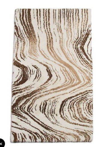 Abyss SLURRY Bath Rug 23" x 39"  COLOR:  Funghi Brown  ~Made in Portugal ~NWT - Picture 1 of 2