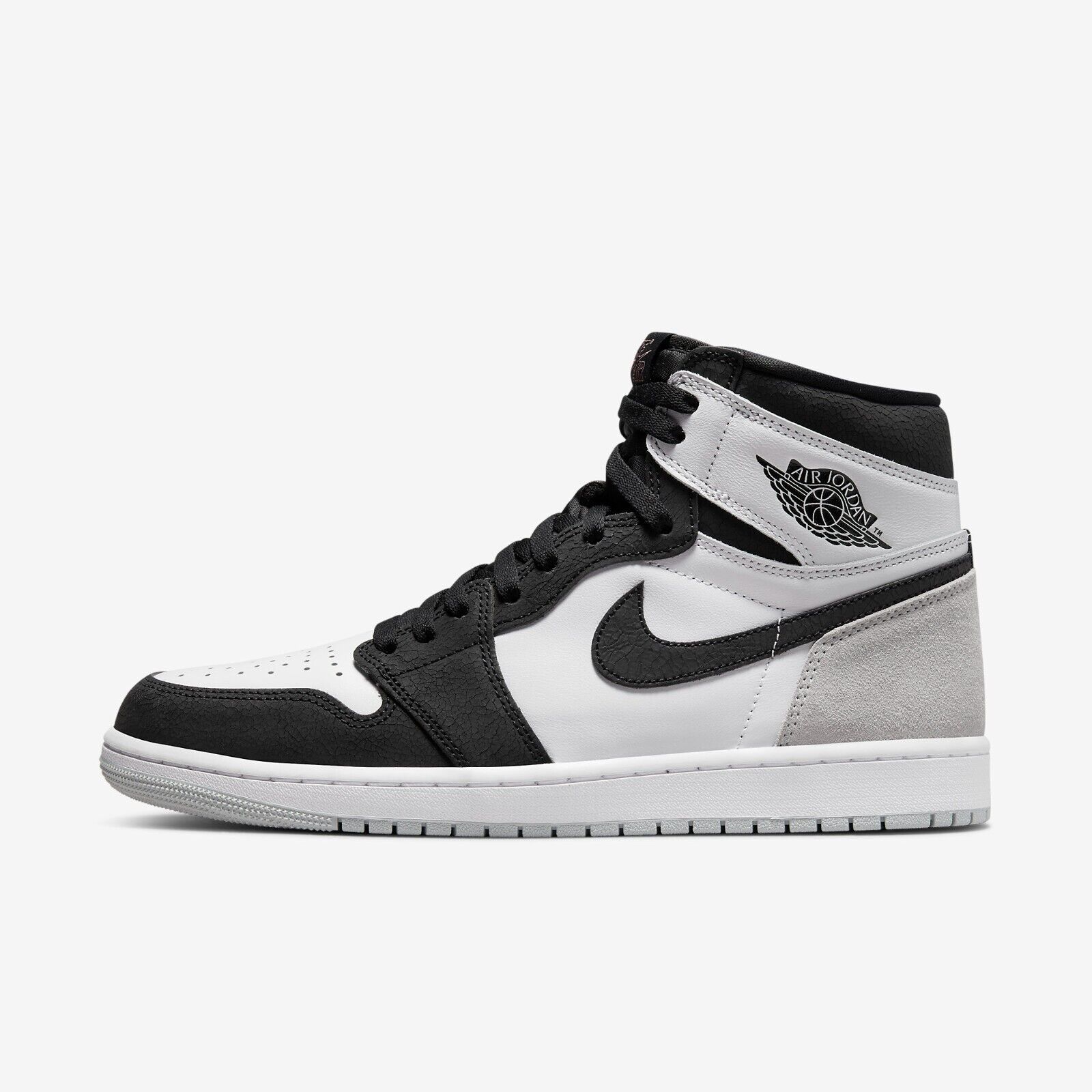 New Nike Jordan 1 Retro High OG Bleached Coral Shoes - White/ Black  (555088-108)