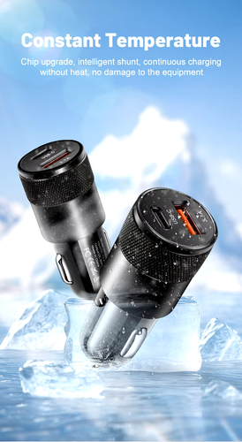 Handy schnell Ladegerät Auto Dual USB PKW Zigarettenanzünder USB-A + USB-C 2in1 - Bild 9 von 15