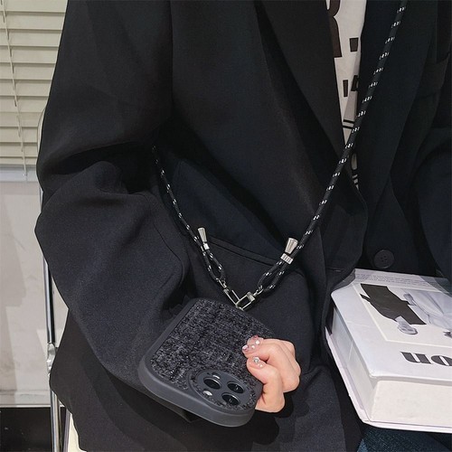 Cross Body Style Cute Sport Lanyards Polyester Phone Case Rope - Photo 3 sur 13