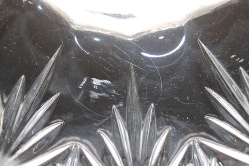 Waterford Crystal Normandy 10" Decorative Clear Bowl~ "PLEASE READ" - Picture 8 of 16