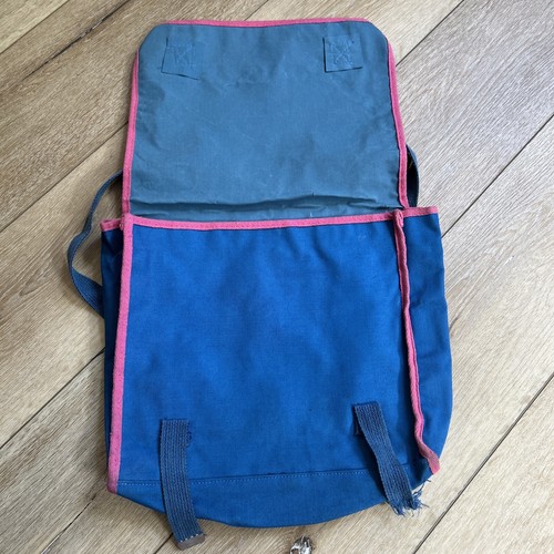Vintage 80’s Shirt Tales Cartoon Blue Backpack Digger The Champ Messenger Bag - Picture 8 of 11
