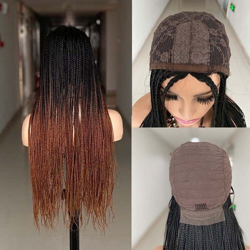 Pelucas de cabello trenzado Cosplay de 26 pulgadas pelucas trenzadas para mujer pelucas de fibra sintética - Imagen 8 de 19