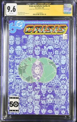 Crisis on Infinite Earths 5 CGC x JSA 9.6 George Pérez