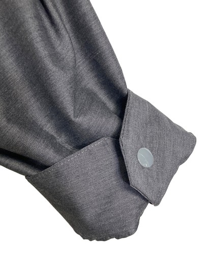 uniform experiment Refined Piping Track Jacket Size: 2 Gray Men UE-252040 - Picture 7 of 8