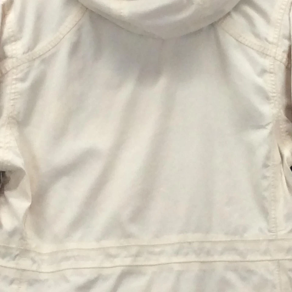 Chaqueta Burton Mujer Mediana Blanca Con Capucha Snowboard Esquí Cremallera Completa Bolsillos Invierno Foto 4 de 4