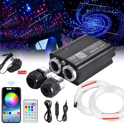 1200x Twinkle Meteor Star Light Car Home Headliner Ceiling Light 3m Fiber Optic