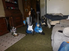 Zeny Blue Electric Guitar